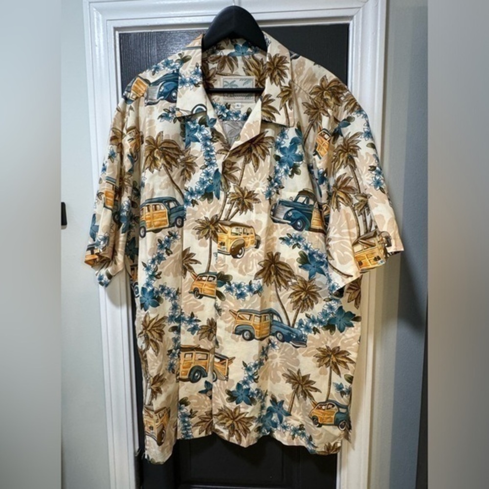 Cabana Club men's button up Hawaiian shirt sz XL